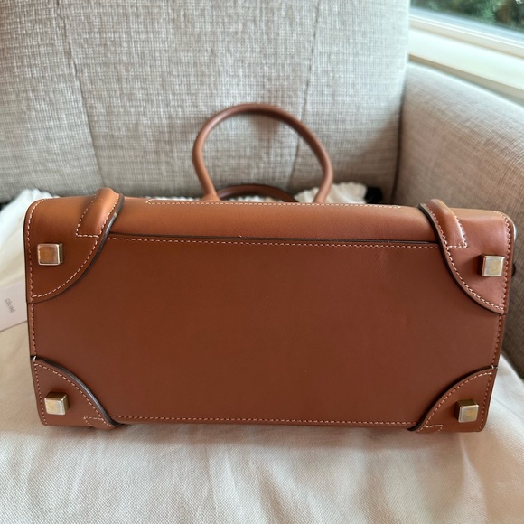 Celine Micro Luggage in Tan - Picture 3 of 5
